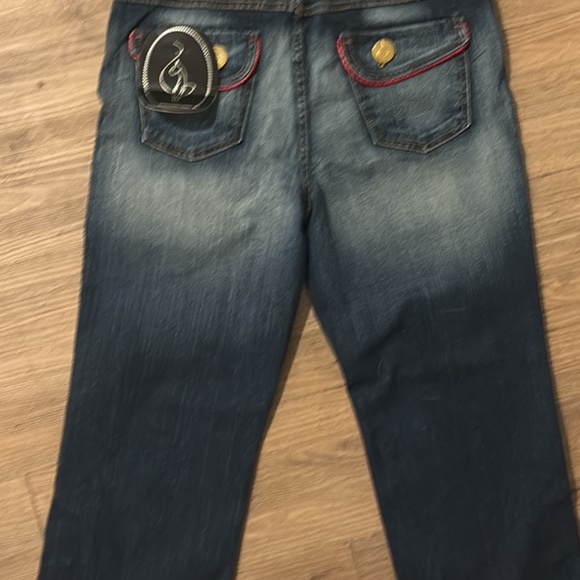 A pair of vintage Y2K, baby phat women’s jeans, size 16 - Picture 2 of 4